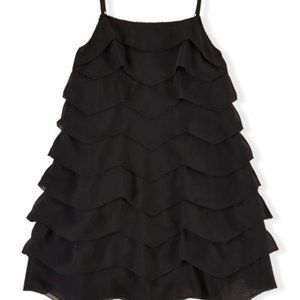 New Toddler Dress Tiered Chiffon Sleeveless